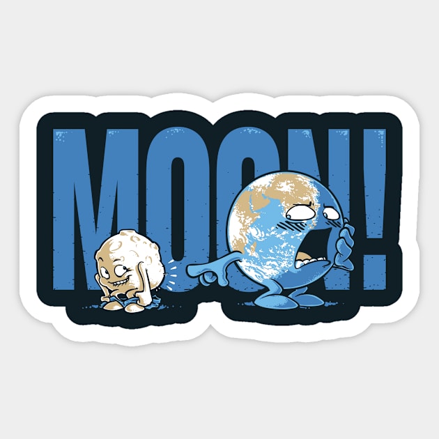 Moon! Sticker by obvian